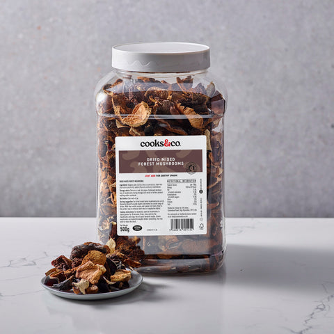 Large Dried Mixed Forest Mushrooms