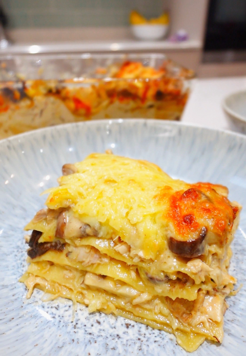 Chicken and Mushroom Lasagna